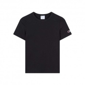 Champion T-Shirt Rib Nero Donna