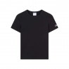 Champion T-Shirt Rib Nero Donna