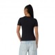 Champion T-Shirt Rib Nero Donna
