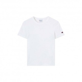 Champion T-Shirt Rib Bianco Donna