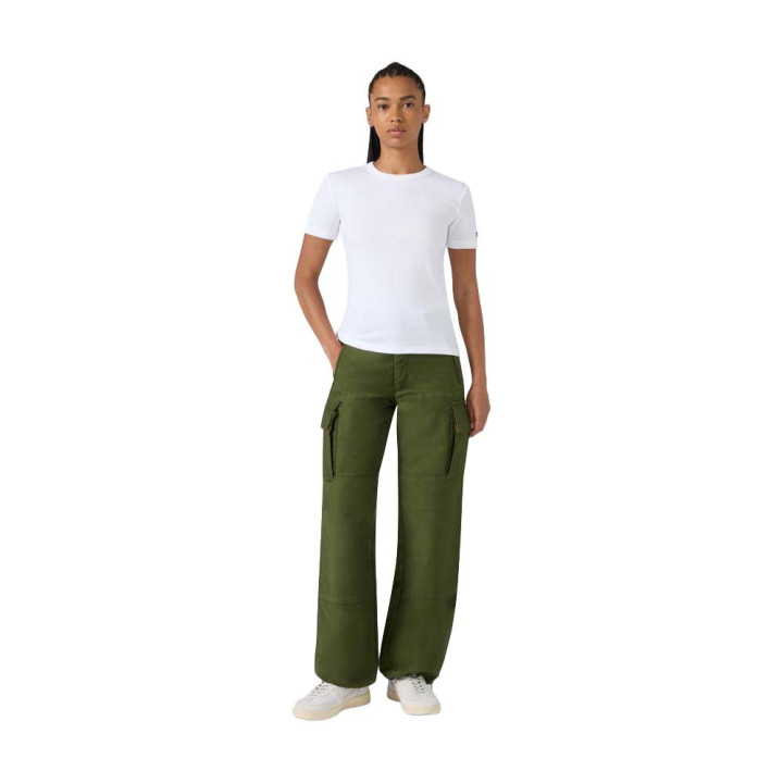 Champion T-Shirt Rib Bianco Donna