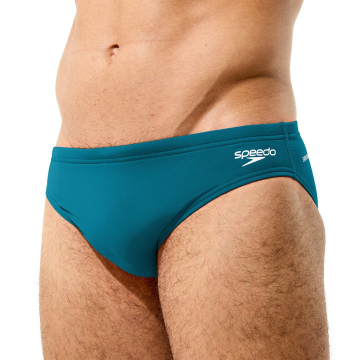 Speedo Costume Piscina Slip Endurance + Logo Verde Uomo