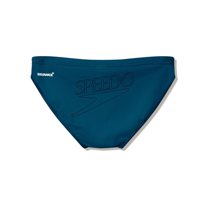 Speedo Costume Piscina Slip Endurance + Logo Verde Uomo