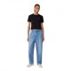 Champion Cropped T-Shirt Logo Nero Donna