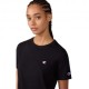 Champion Cropped T-Shirt Logo Nero Donna