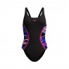 Speedo Costume Piscina Hyperboom Nero Fucsia Donna