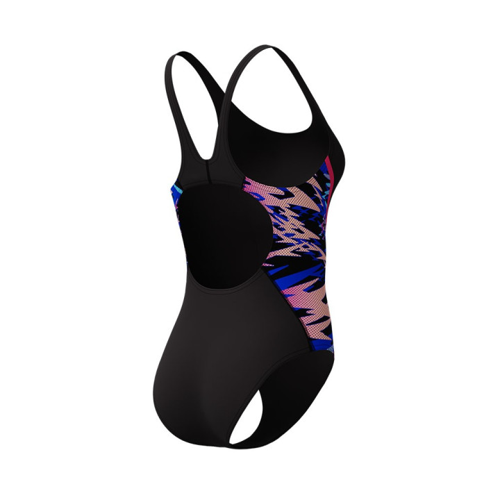Speedo Costume Piscina Hyperboom Nero Fucsia Donna