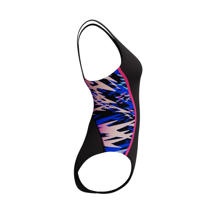 Speedo Costume Piscina Hyperboom Nero Fucsia Donna