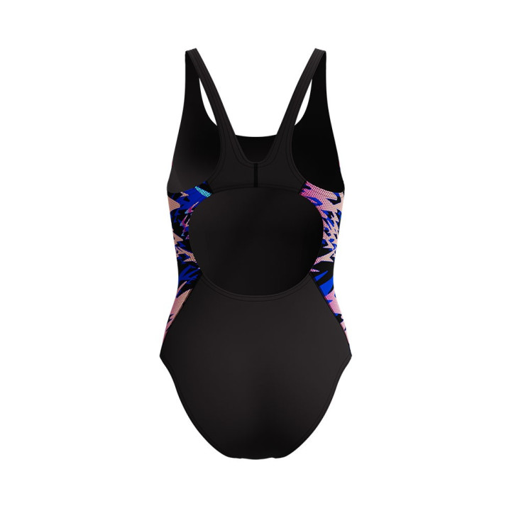 Speedo Costume Piscina Hyperboom Nero Fucsia Donna