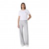 Champion Cropped T-Shirt Logo Bianco Donna