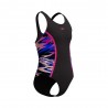 Speedo Costume Piscina Hyperboom Nero Fucsia Bambina