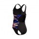 Speedo Costume Piscina Hyperboom Nero Fucsia Bambina
