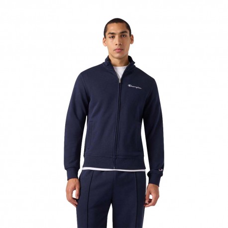 Champion Felpa Con Cerniera Blu Uomo