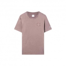 Champion T-Shirt Logo Vintage Rosa Uomo