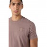 Champion T-Shirt Logo Vintage Rosa Uomo