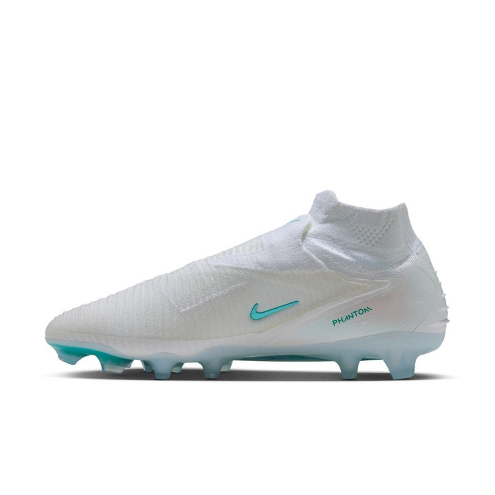 Nike Phantom 6 High Elite Fg Bianco Azzurro - Scarpe Da Calcio Uomo