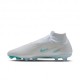 Nike Phantom 6 High Elite Fg Bianco Azzurro - Scarpe Da Calcio Uomo