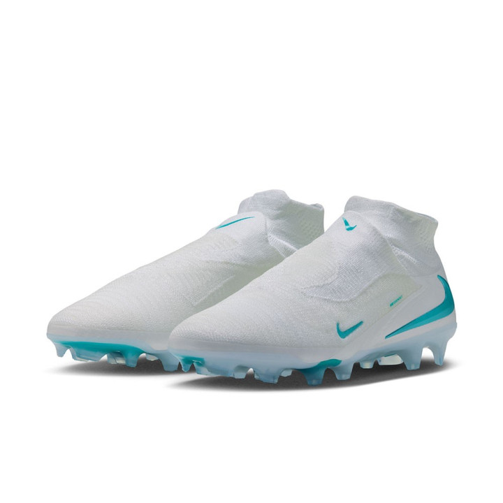 Nike Phantom 6 High Elite Fg Bianco Azzurro - Scarpe Da Calcio Uomo