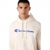 Champion Felpa Logo Bianco Uomo