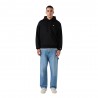 Champion Felpa Logo Piccolo Nero Uomo