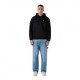 Champion Felpa Logo Piccolo Nero Uomo