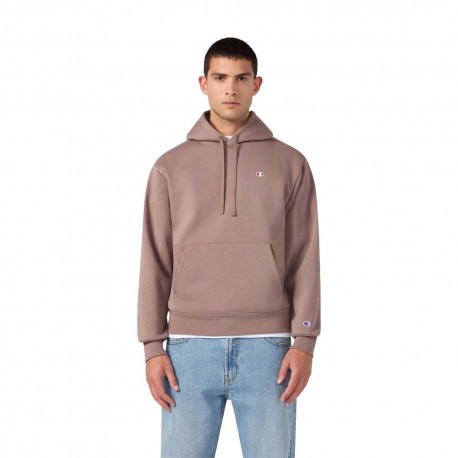 Champion Felpa Logo Piccolo Moro Uomo
