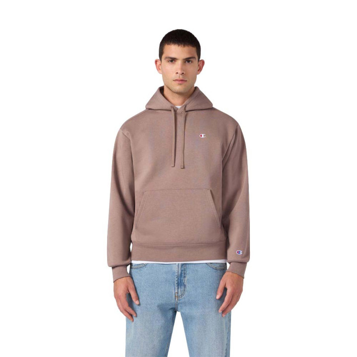 Champion Felpa Logo Piccolo Moro Uomo