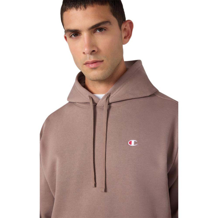 Champion Felpa Logo Piccolo Moro Uomo