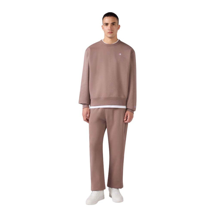 Champion Felpa Girocollo Logo Piccolo Moro Uomo