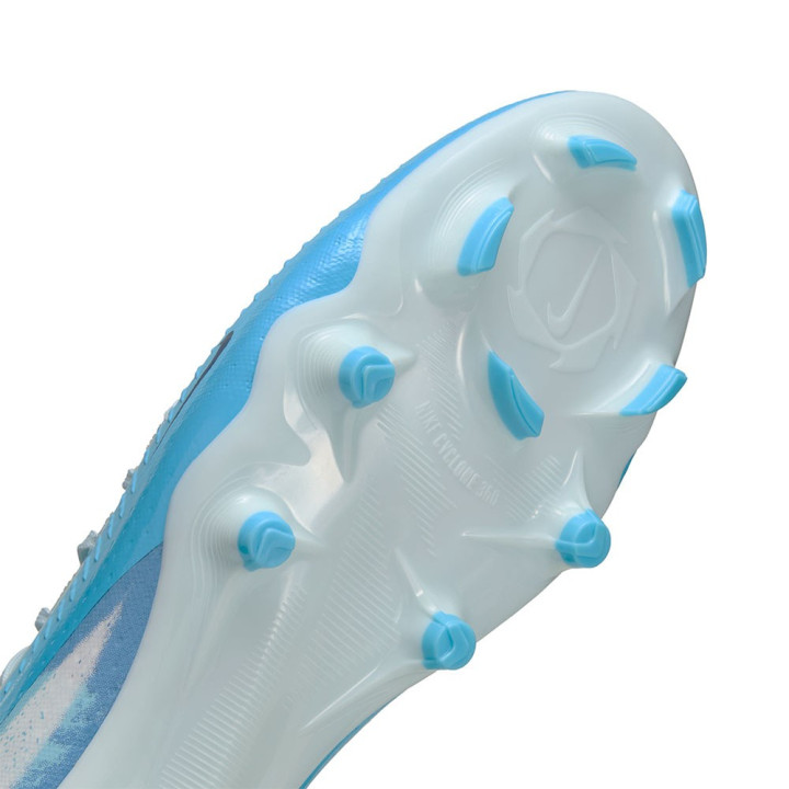 Nike Phantom 6 Low Acad Fg Mg Eh Azzurro Bianco - Scarpe Da Calcio Uomo