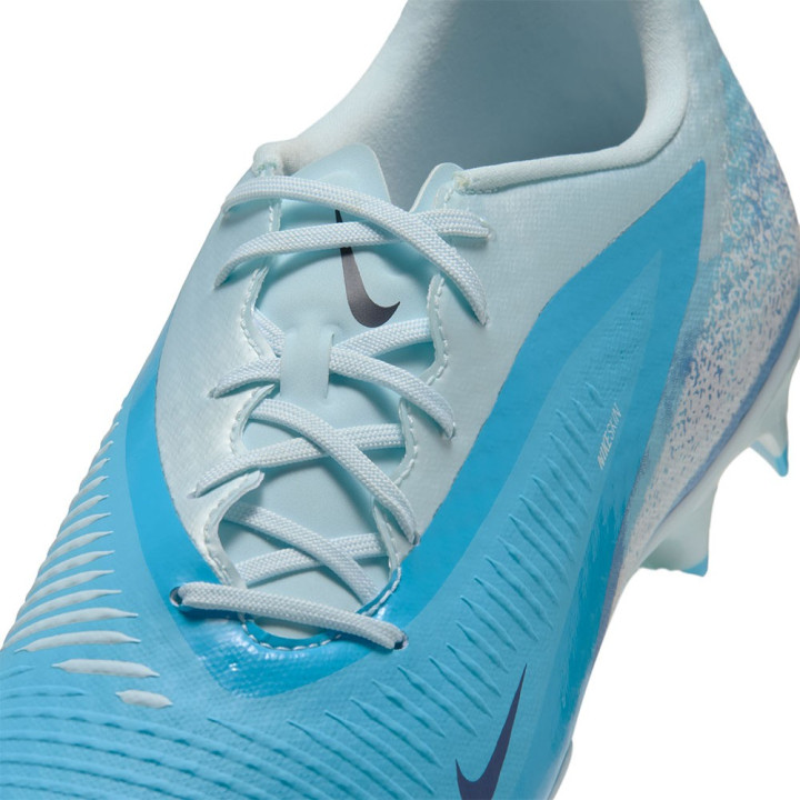 Nike Phantom 6 Low Acad Fg Mg Eh Azzurro Bianco - Scarpe Da Calcio Uomo