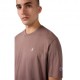 Champion T-Shirt Logo Piccolo Moro Uomo