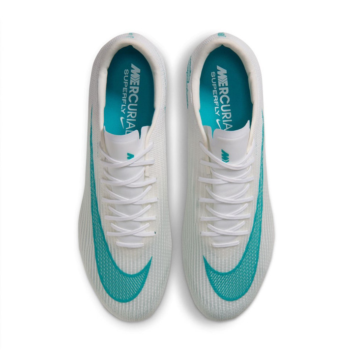 Nike Mercurial Zm Superfly 11 Pro Fg Bianco Azzurro - Scarpe Da Calcio Uomo