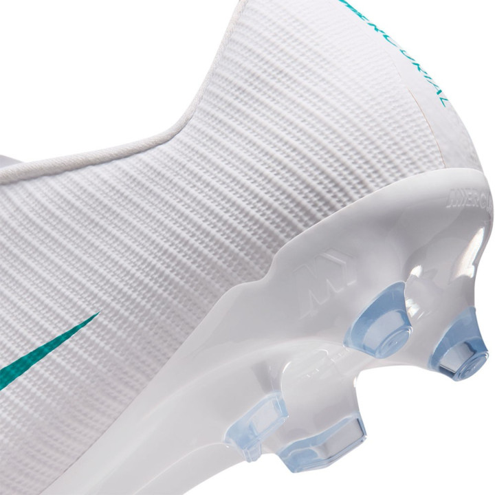 Nike Vapor 17 Academy Fg Mg Bianco Azzurro - Scarpe Da Calcio Uomo