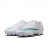 Nike Vapor 17 Academy Fg Mg Bianco Azzurro - Scarpe Da Calcio Uomo