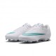Nike Vapor 17 Academy Fg Mg Bianco Azzurro - Scarpe Da Calcio Uomo