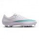 Nike Vapor 17 Academy Fg Mg Bianco Azzurro - Scarpe Da Calcio Uomo