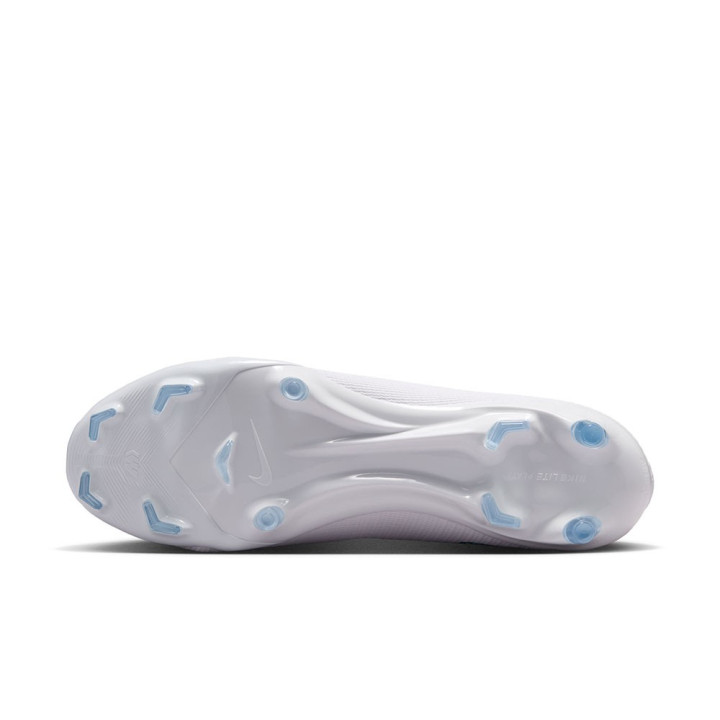 Nike Vapor 17 Academy Fg Mg Bianco Azzurro - Scarpe Da Calcio Uomo