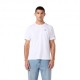 Champion T-Shirt Logo Piccolo Bianco Uomo