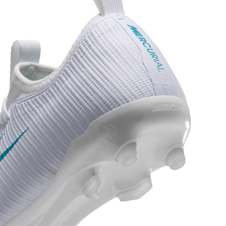 Nike Vapor 17 Acad Fg Mg Bianco Azzurro - Scarpe Da Calcio Bambino