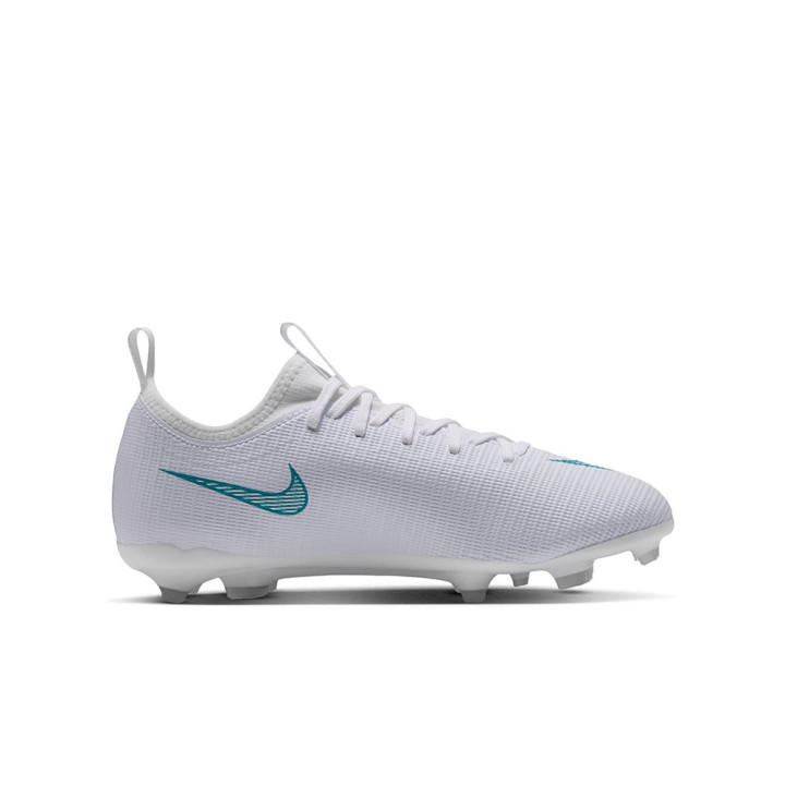 Nike Vapor 17 Acad Fg Mg Bianco Azzurro - Scarpe Da Calcio Bambino