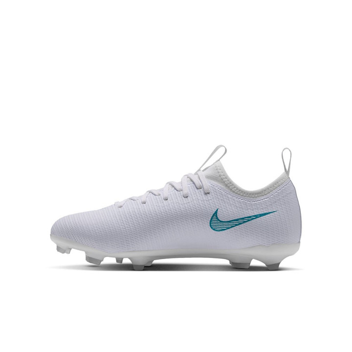 Nike Vapor 17 Acad Fg Mg Bianco Azzurro - Scarpe Da Calcio Bambino
