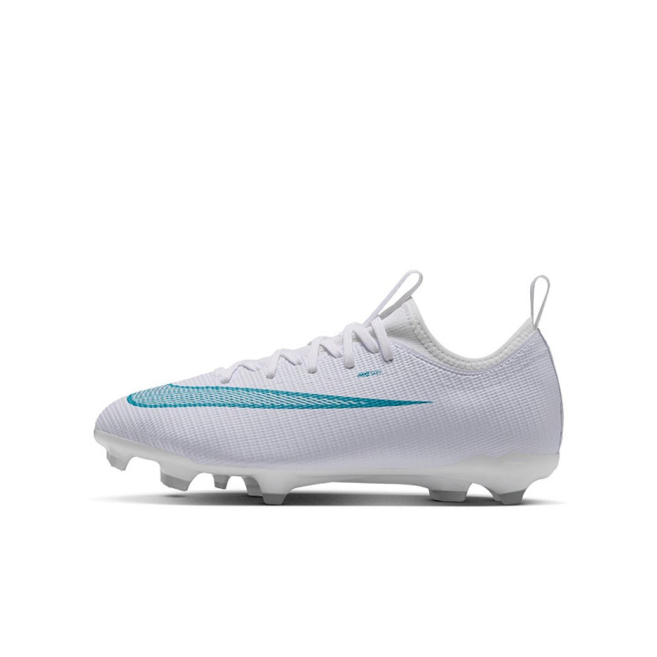 Nike Vapor 17 Acad Fg Mg Bianco Azzurro - Scarpe Da Calcio Bambino