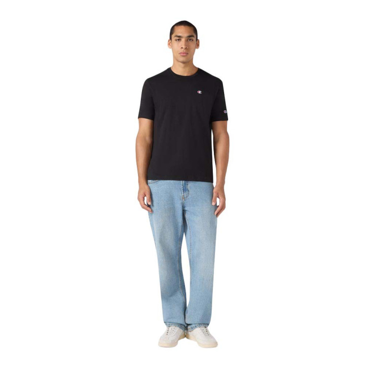Champion Pantaloni Logo Piccolo Nero Uomo