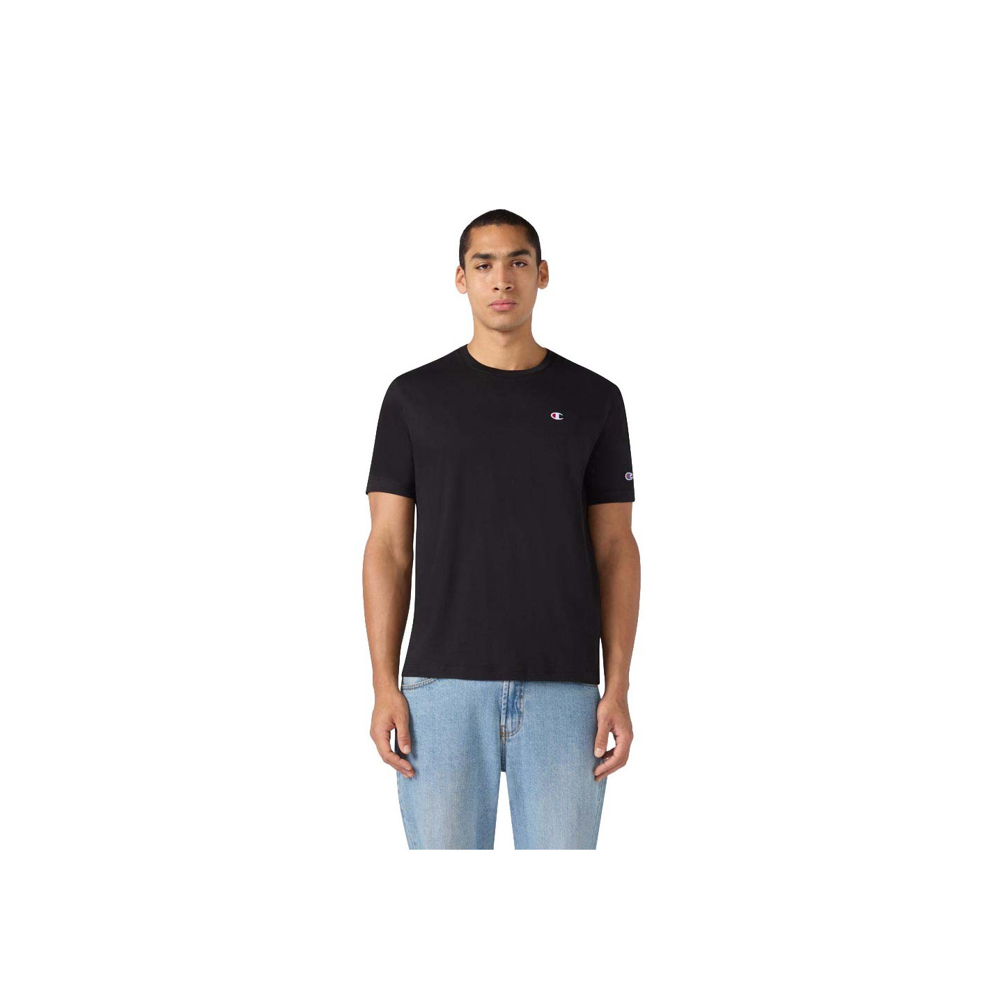 Champion Uomo Nero Modern Heritage Joggers Con Polsini Elasticizzati Neri - Immagine 2