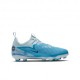 Nike Phantom 6 Low Acad Fg Mg Eh Azzurro Bianco - Scarpe Da Calcio Bambino