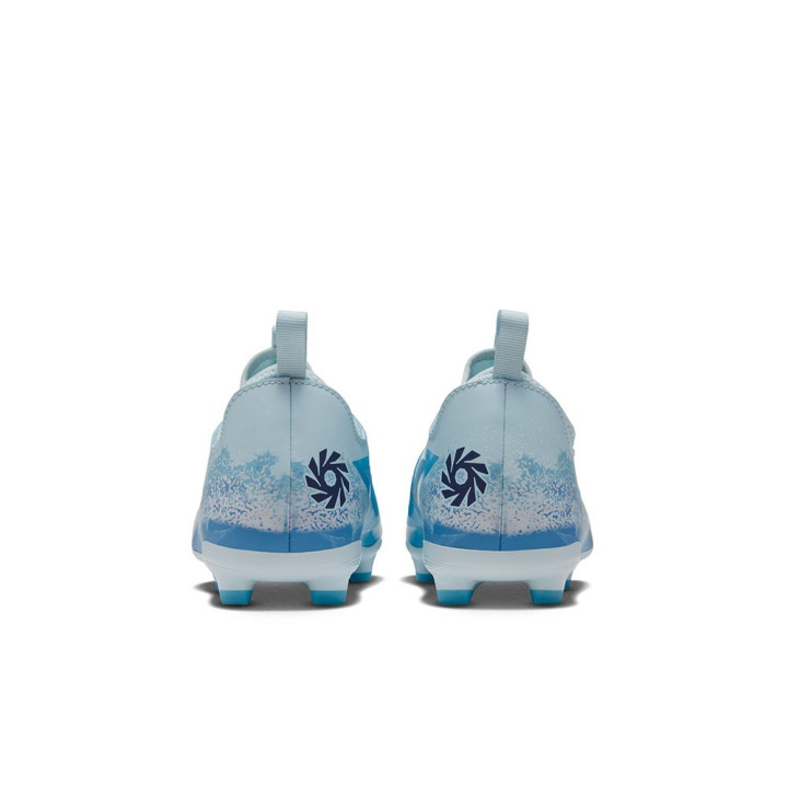 Nike Phantom 6 Low Acad Fg Mg Eh Azzurro Bianco - Scarpe Da Calcio Bambino