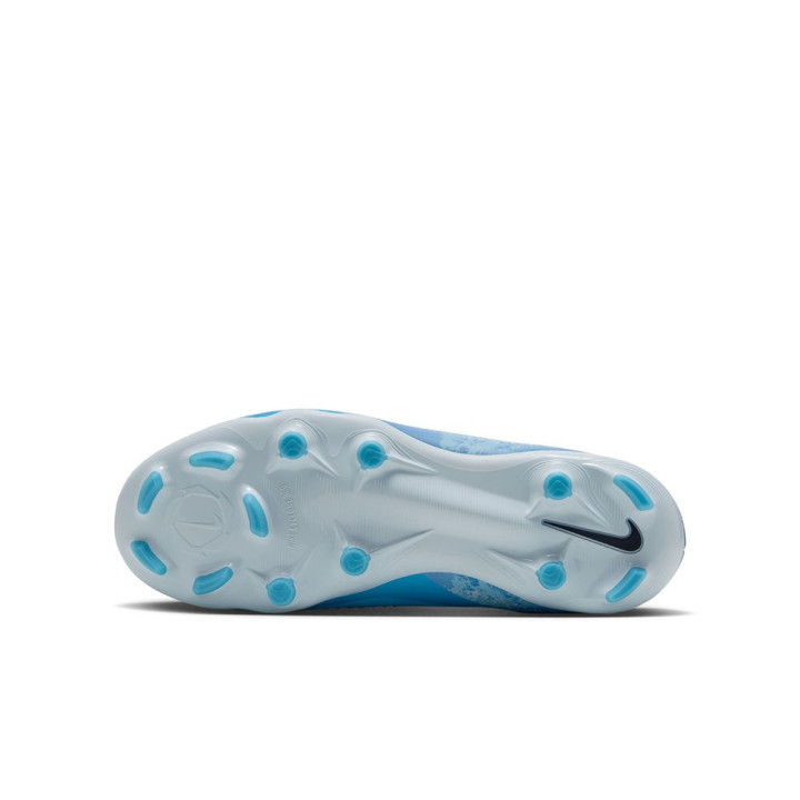 Nike Phantom 6 Low Acad Fg Mg Eh Azzurro Bianco - Scarpe Da Calcio Bambino
