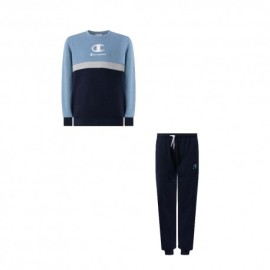 Champion Tuta Sportiva Girocollo Blu Bambino