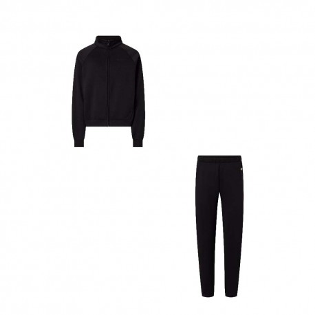 Champion Tuta Sportiva C Zip Nero Bambina